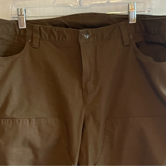 Duluth Trading Co Womens Double Knee stretch work pants 18 x 29 Army Green - Picture 4 of 11